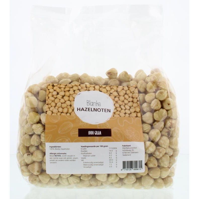Mijnnatuurwinkel Blanke hazelnoten 1 kg