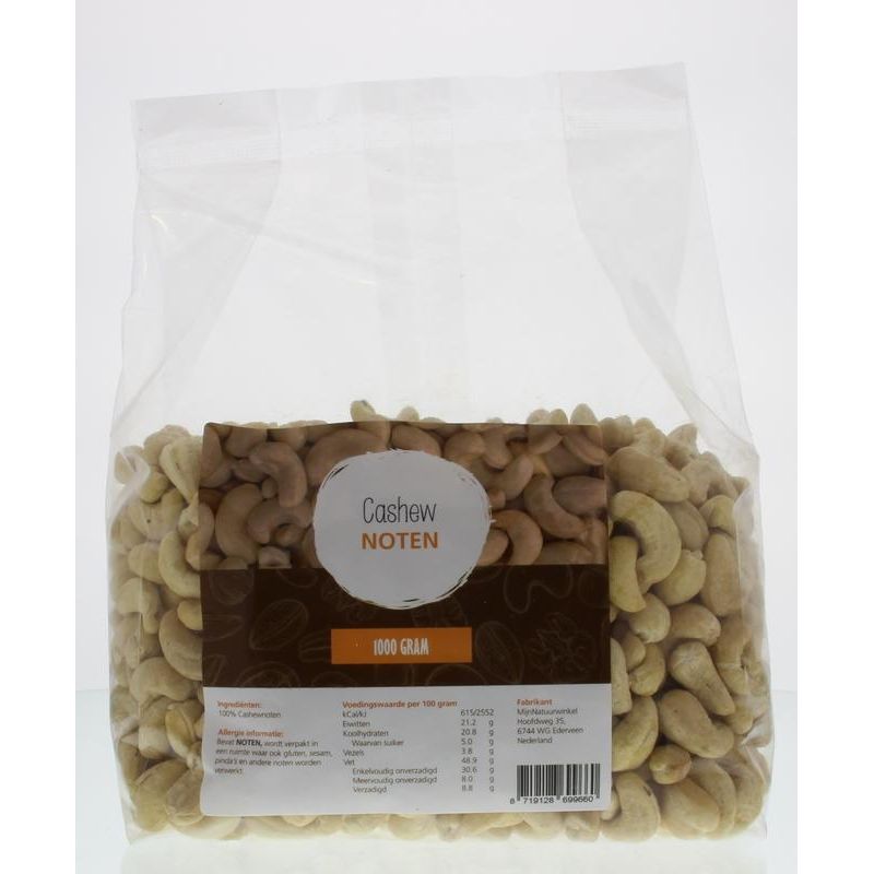 Mijnnatuurwinkel Cashewnoten 1 kg