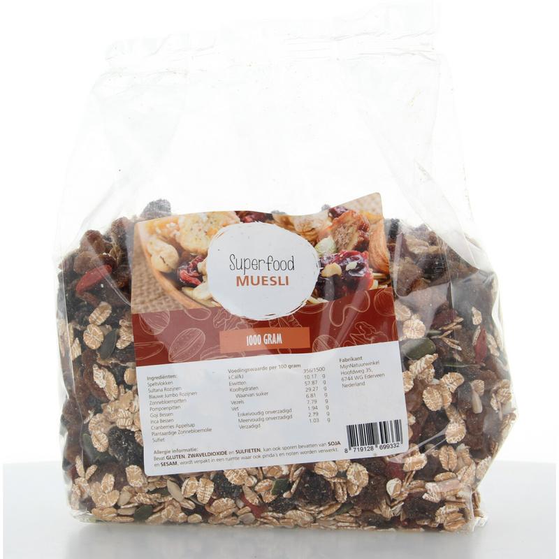 Mijnnatuurwinkel Superfood muesli 1 kg