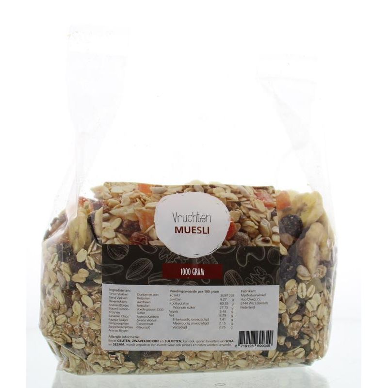 Mijnnatuurwinkel Vruchten muesli 1 kg