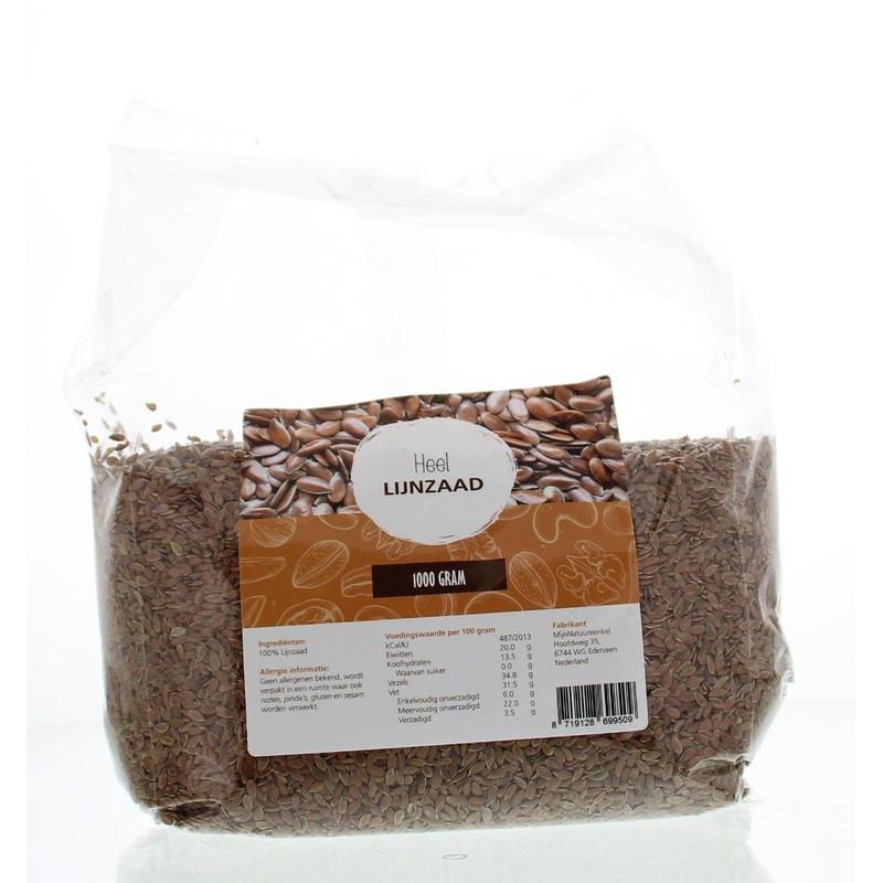 Mijnnatuurwinkel Lijnzaad heel 1 kg