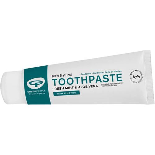 Green People Fresh mint & aloe vera fluoride toothpaste 75 ml
