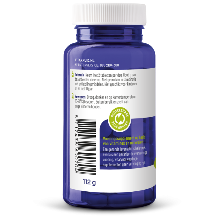 Vitakruid Osta K2 & D3 algae 90 tabletten