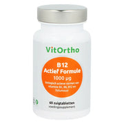 VitOrtho B12 Actief formule 1000 mcg 60 zuigtabletten