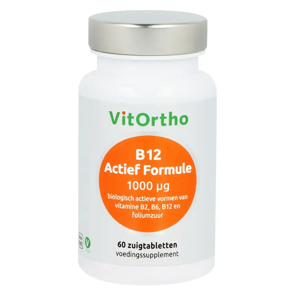 VitOrtho B12 Actief formule 1000 mcg 60 zuigtabletten