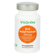 VitOrtho B12 actief formule 5000 mcg 60 zuigtabletten