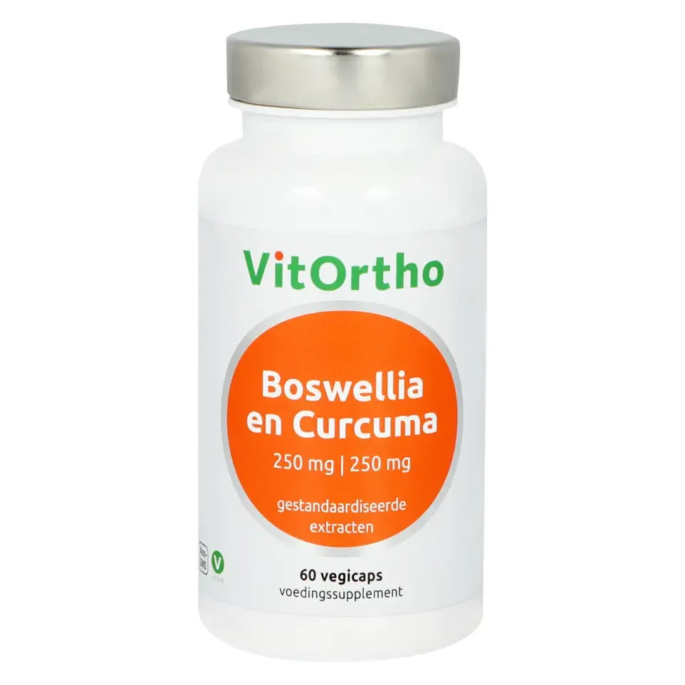 Vitortho Boswellia 250 mg en curcuma 250 mg 60 vcaps