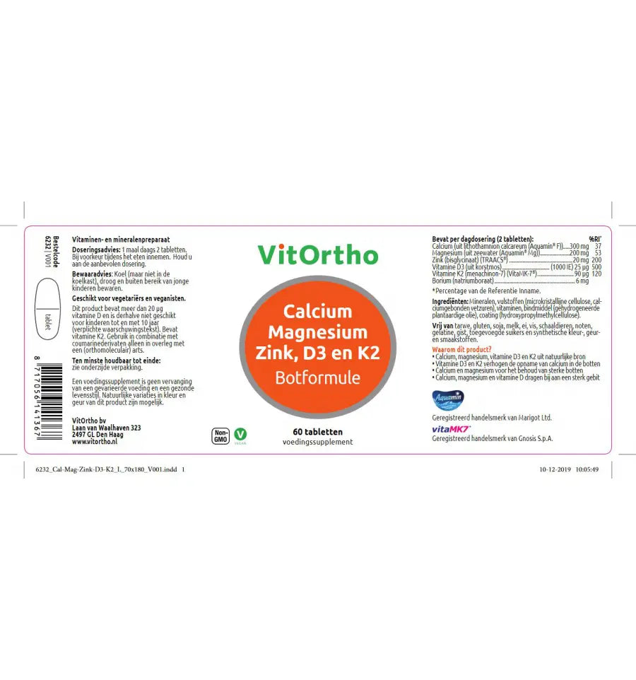 Vitortho BotForm 60 tabletten (afbeelding 2)