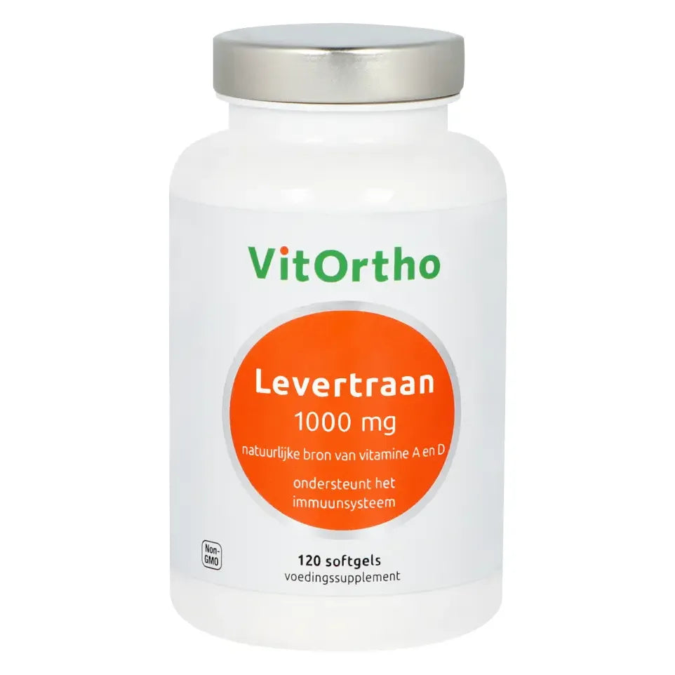 VitOrtho Levertraan 1000 mg 120 softgels
