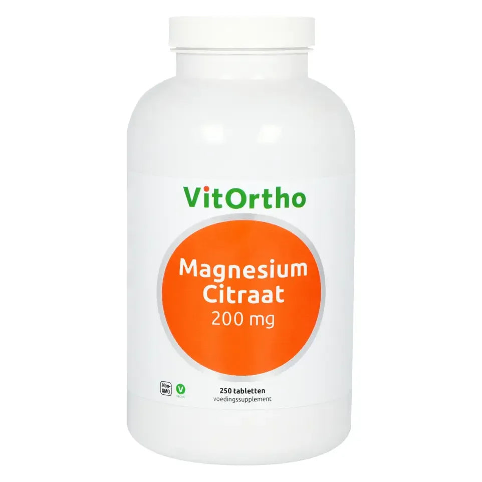VitOrtho Magnesium citraat 200 mg 250 tabletten