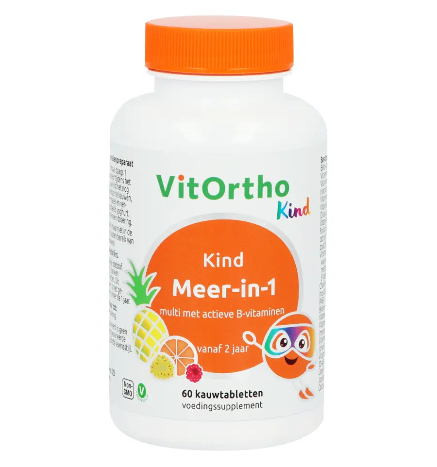 Vitortho Meer in 1 kind 60 kauwtabletten (afbeelding 1)