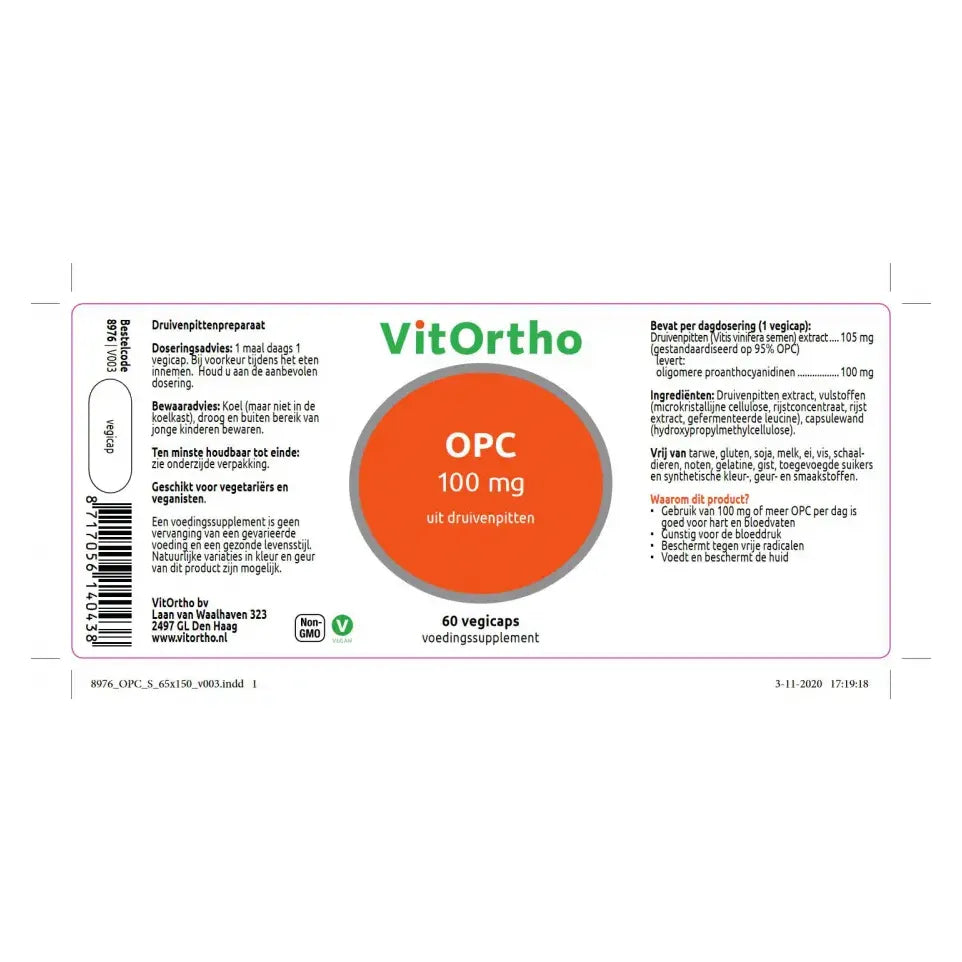 VitOrtho OPC 100 mg 60 vcaps