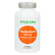 VitOrtho Visolie Sterk 1000 mg 330 mg EPA 220 mg DHA 60 softgels