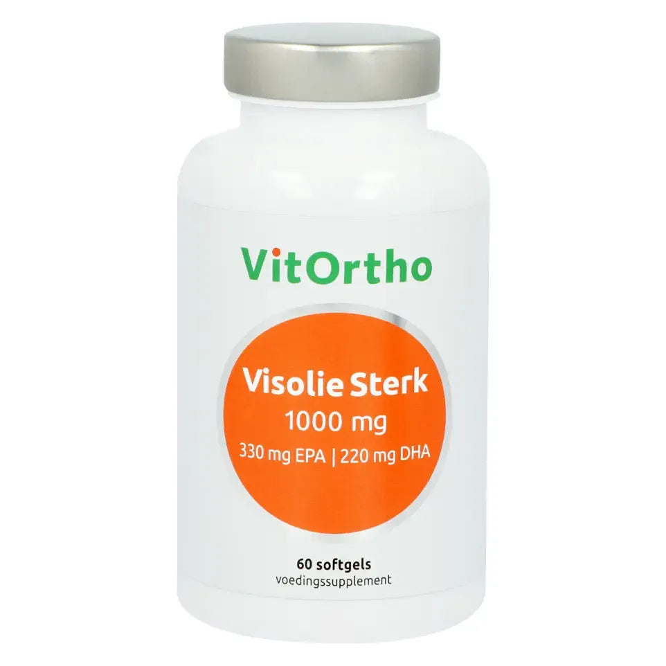 VitOrtho Visolie Sterk 1000 mg 330 mg EPA 220 mg DHA 60 softgels