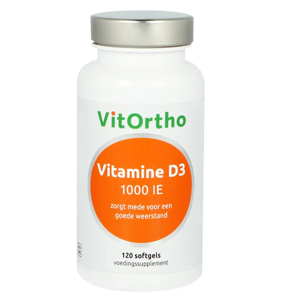 VitOrtho Vitamine D3 25 mcg 120 softgels