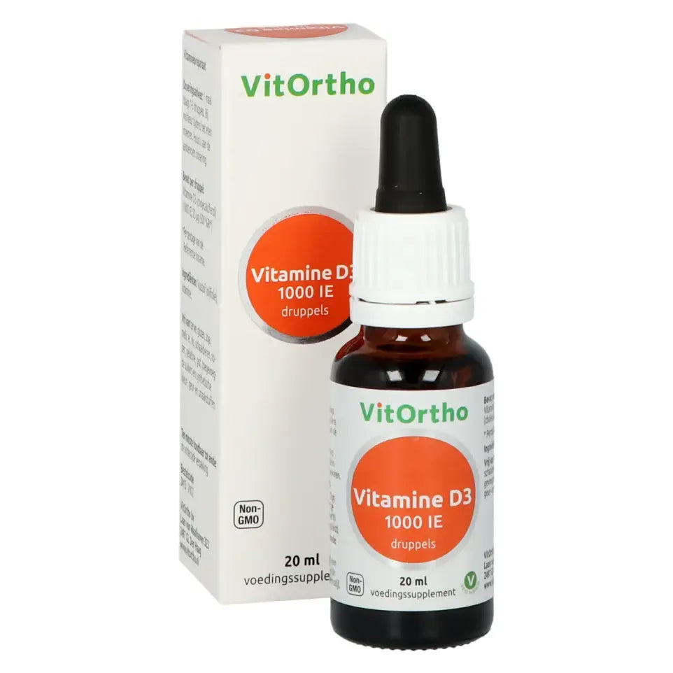 VitOrtho Vitamine D3 25 mcg druppels 20 ml