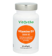 VitOrtho Vitamine D3 75 mcg 60 softgels (afbeelding 1)