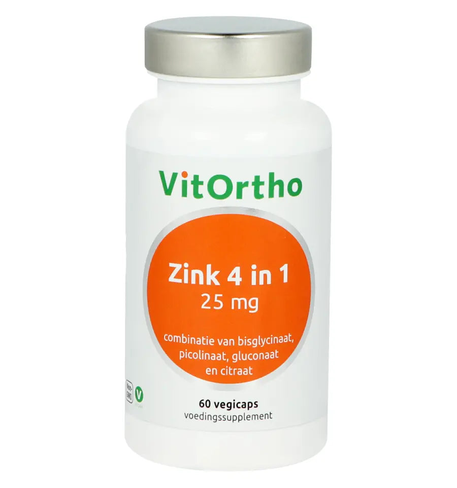 Vitortho Zink 4-in-1 60 vcaps (afbeelding 1)