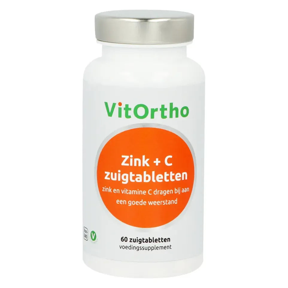 Vitortho Zink + C 60 zuigtabletten