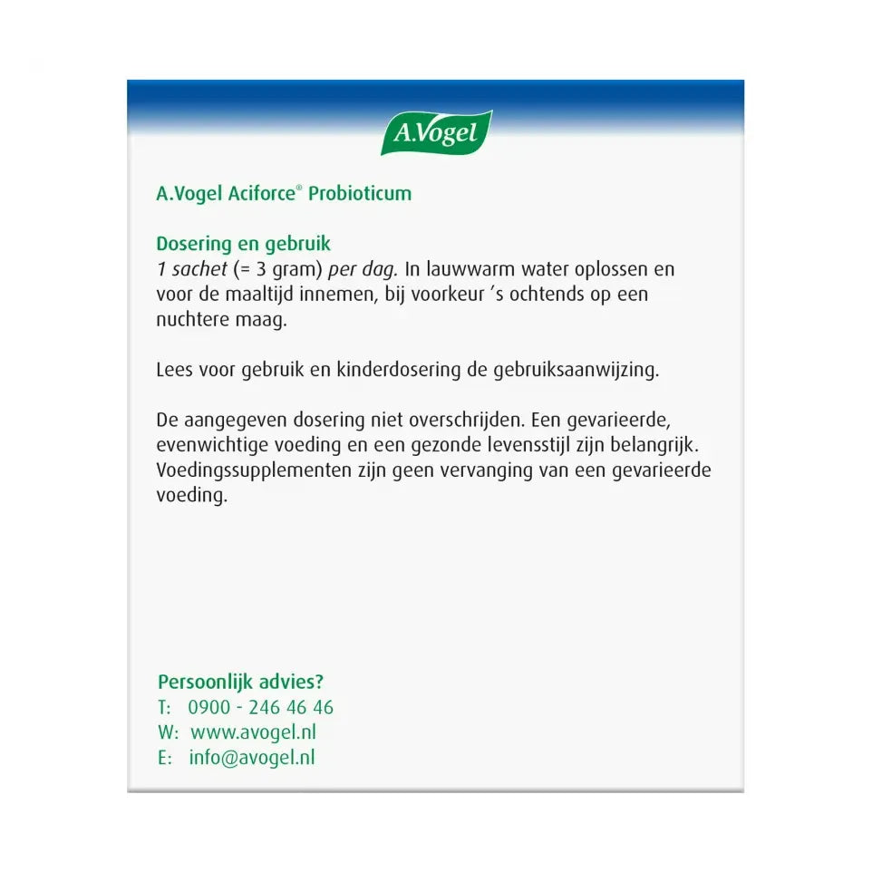 A.Vogel Aciforce 7 sachets