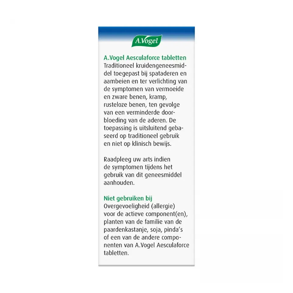 A.Vogel Aesculaforce 30 tabletten (afbeelding 3)