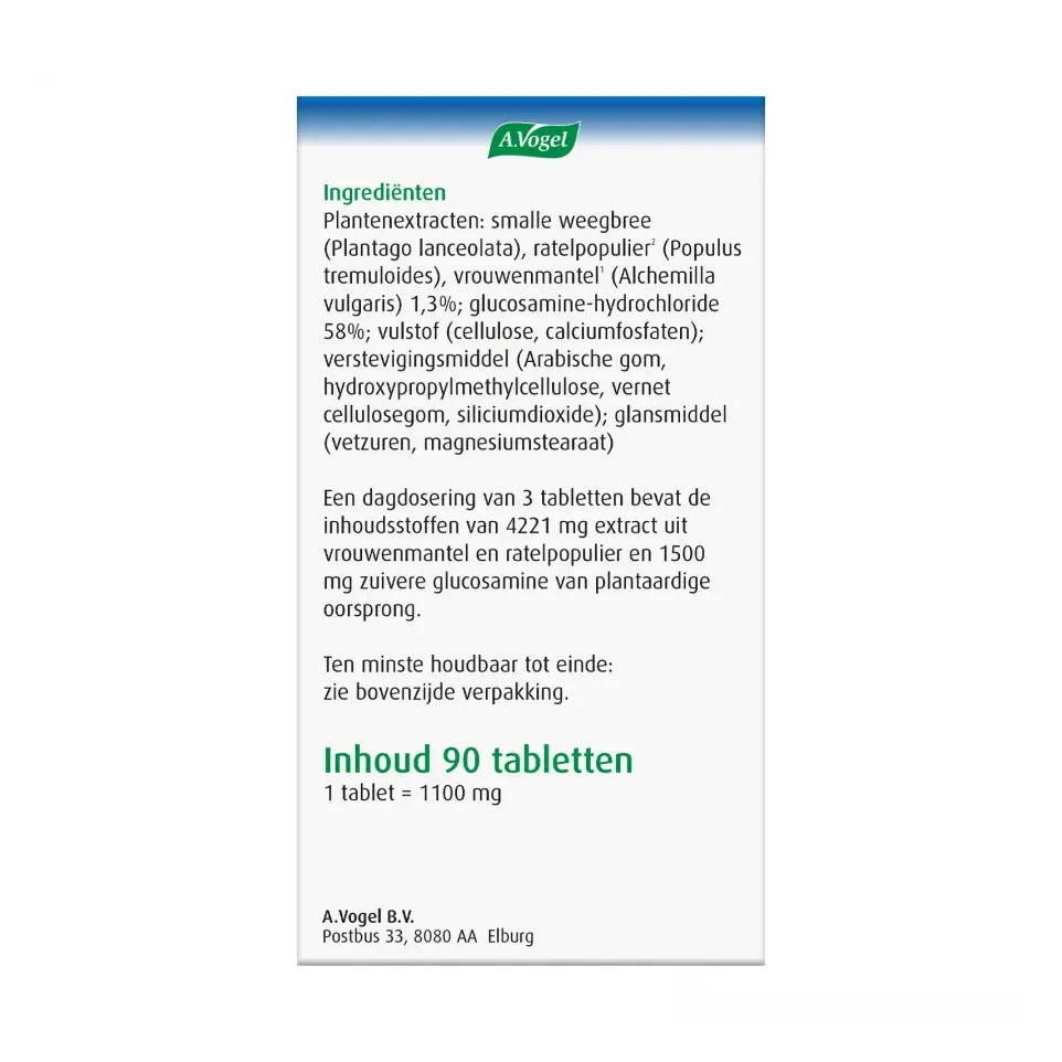 A.Vogel Alchemilla met Glucosamine 90 tabletten