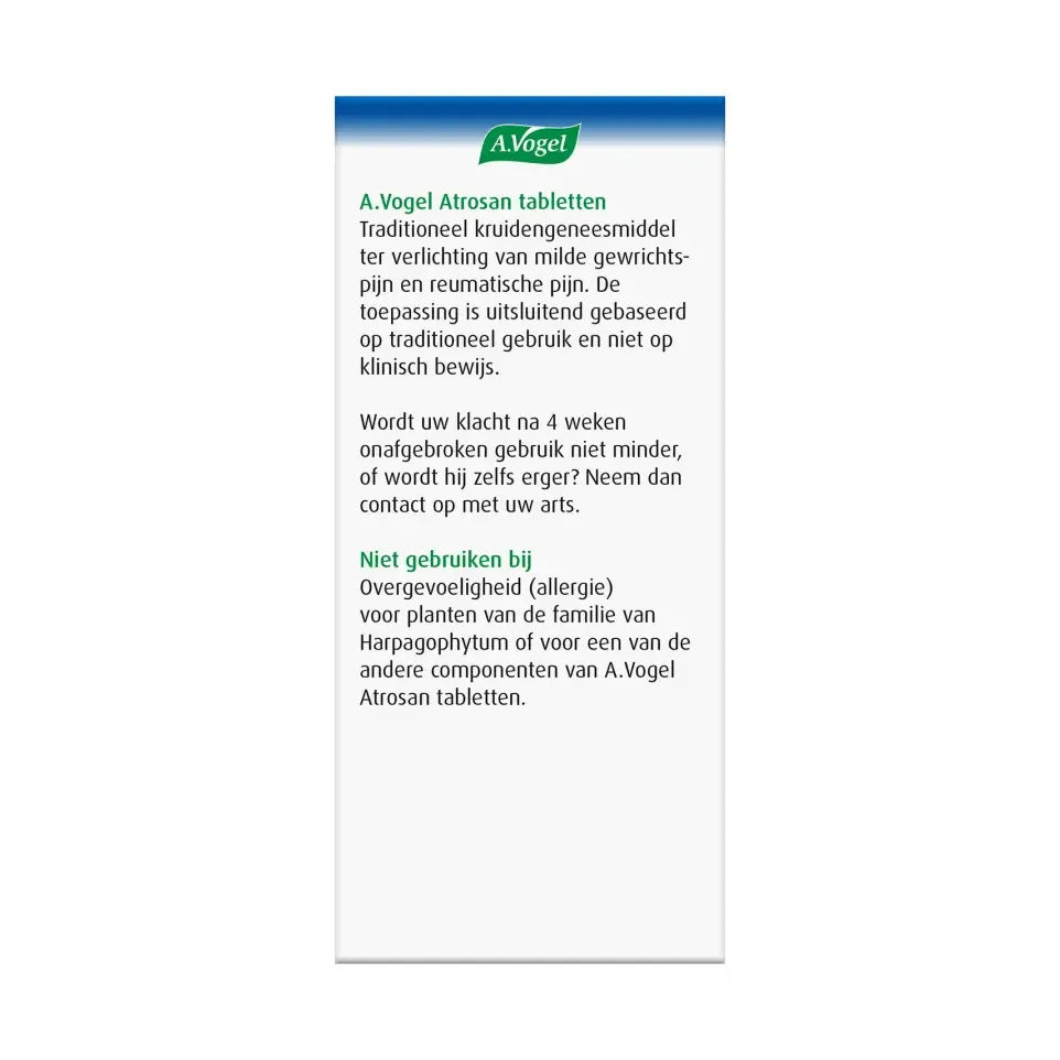 A.Vogel Atrosan 60 tabletten (afbeelding 3)