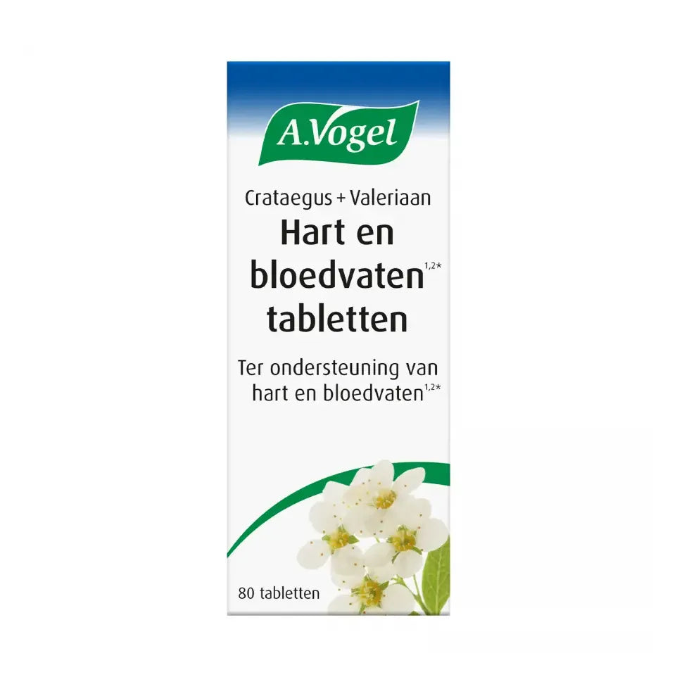 A.Vogel Crataegus + valeriaan 80 tabletten