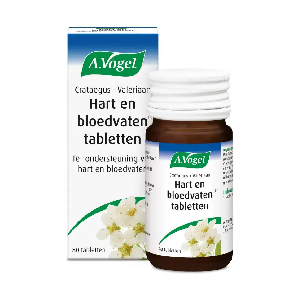 A.Vogel Crataegus + valeriaan 80 tabletten