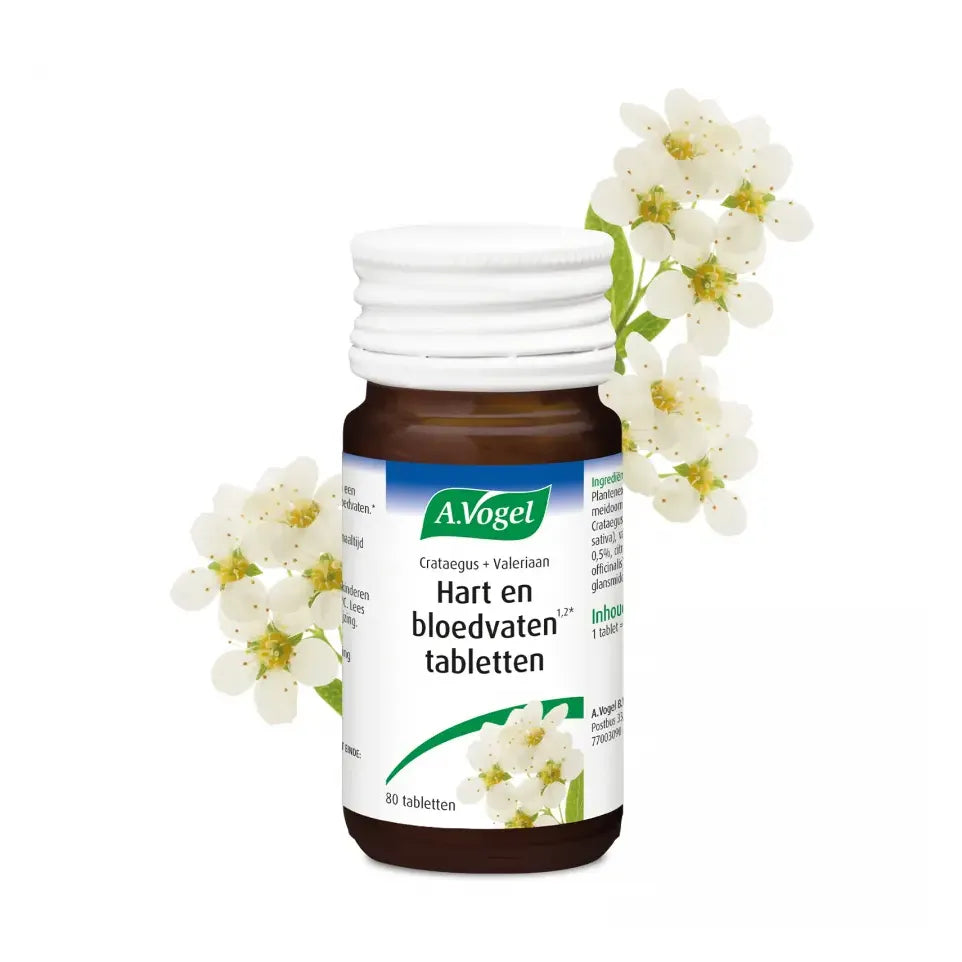 A.Vogel Crataegus + valeriaan 80 tabletten