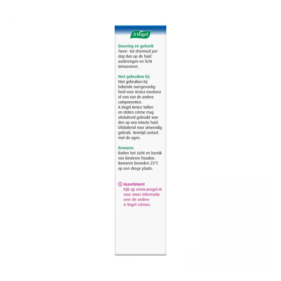 A.Vogel Arnica Vallen en stoten crème 30 gram