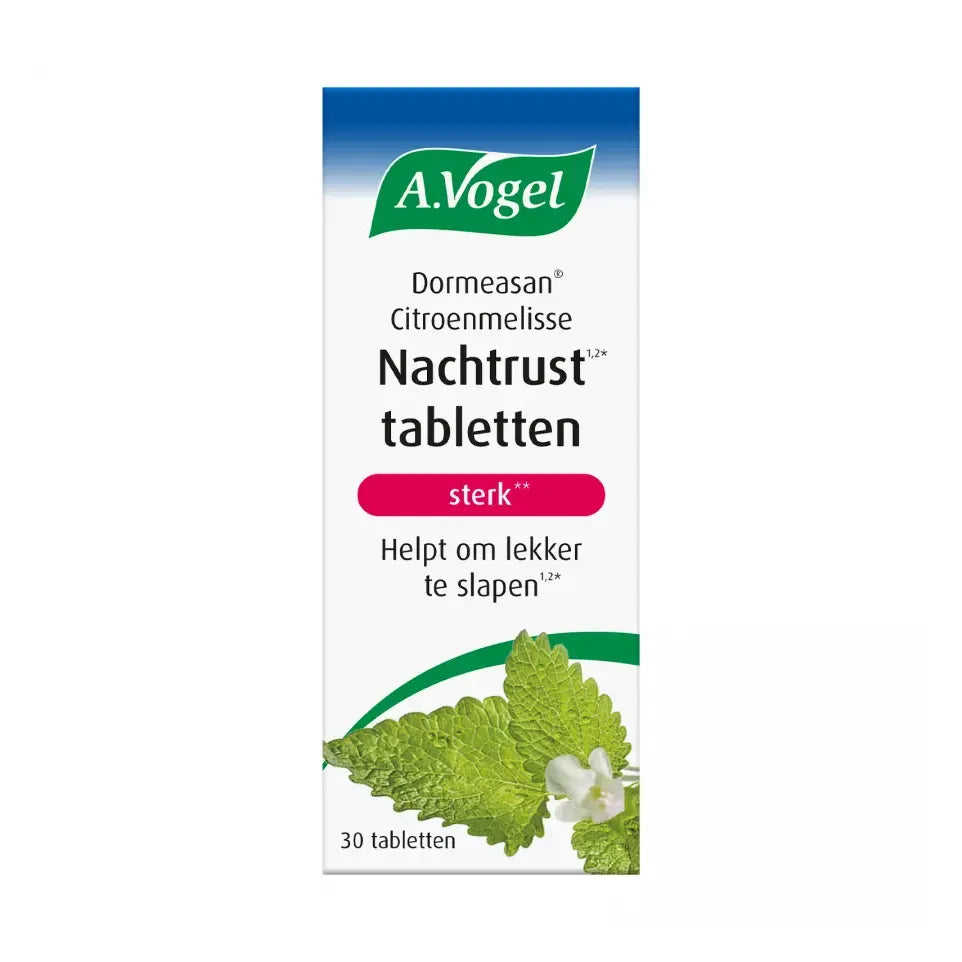 A.Vogel Dormeasan citroenmelisse nachtrust sterk 30 tabletten