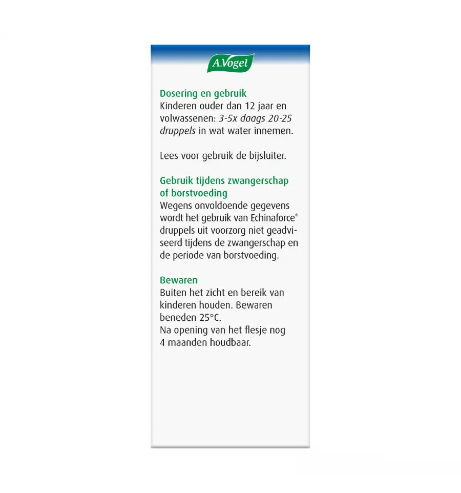 A.Vogel Echinaforce druppels 50 ml (afbeelding 4)