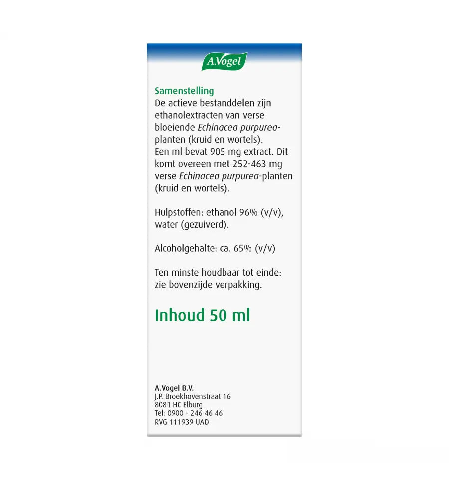 A.Vogel Echinaforce druppels 50 ml (afbeelding 5)