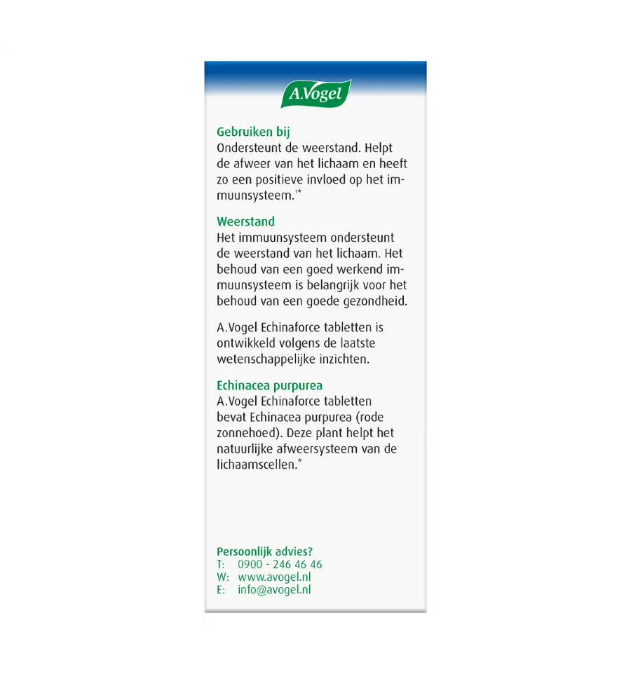 A.Vogel Echinaforce 80 tabletten (afbeelding 3)