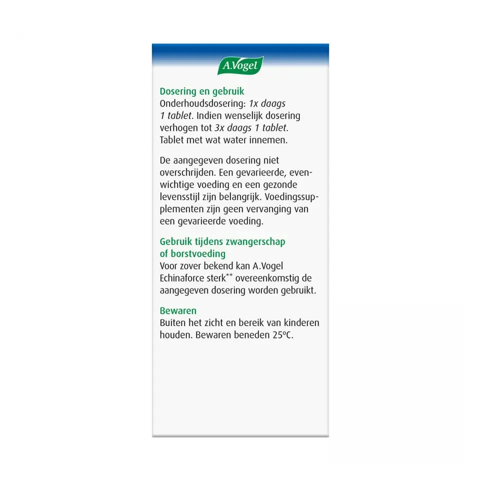 A.Vogel Echinaforce sterk 60 tabletten