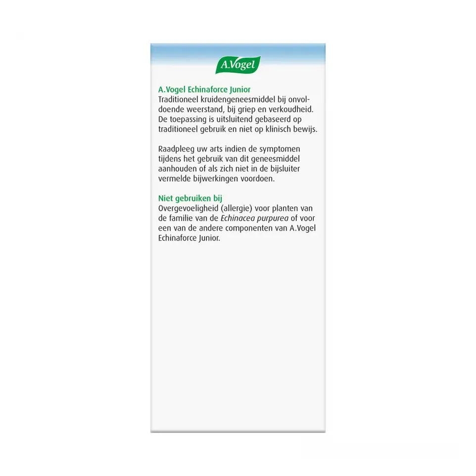 A.Vogel Echinaforce junior griep 120 tabletten