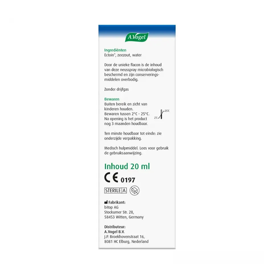 A.Vogel Pollinosan hooikoorts neusspray 20 ml