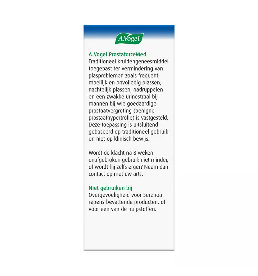 A.Vogel ProstaforceMed 30 capsules (afbeelding 3)