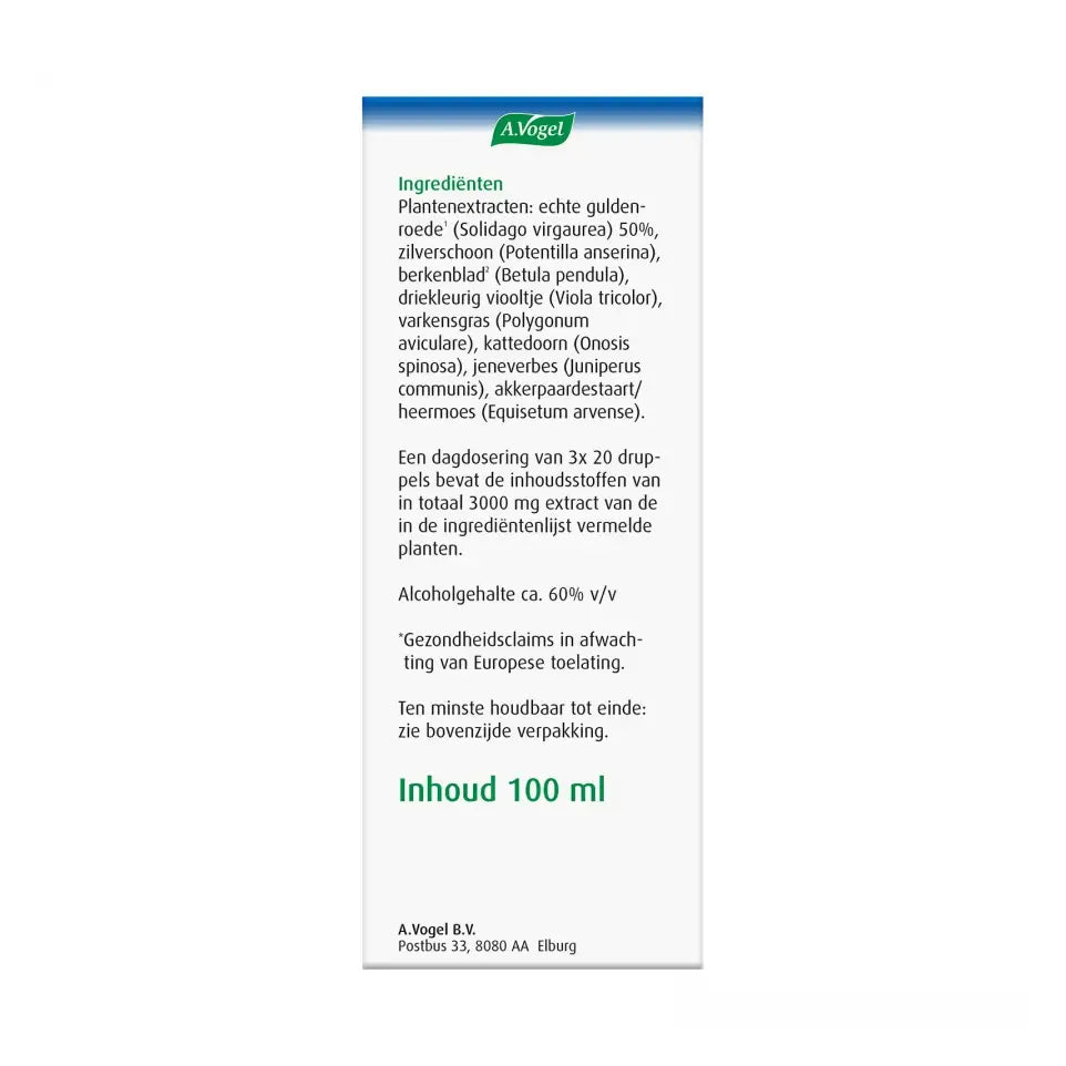 A.Vogel Solidago Vochthuishouding 100 ml