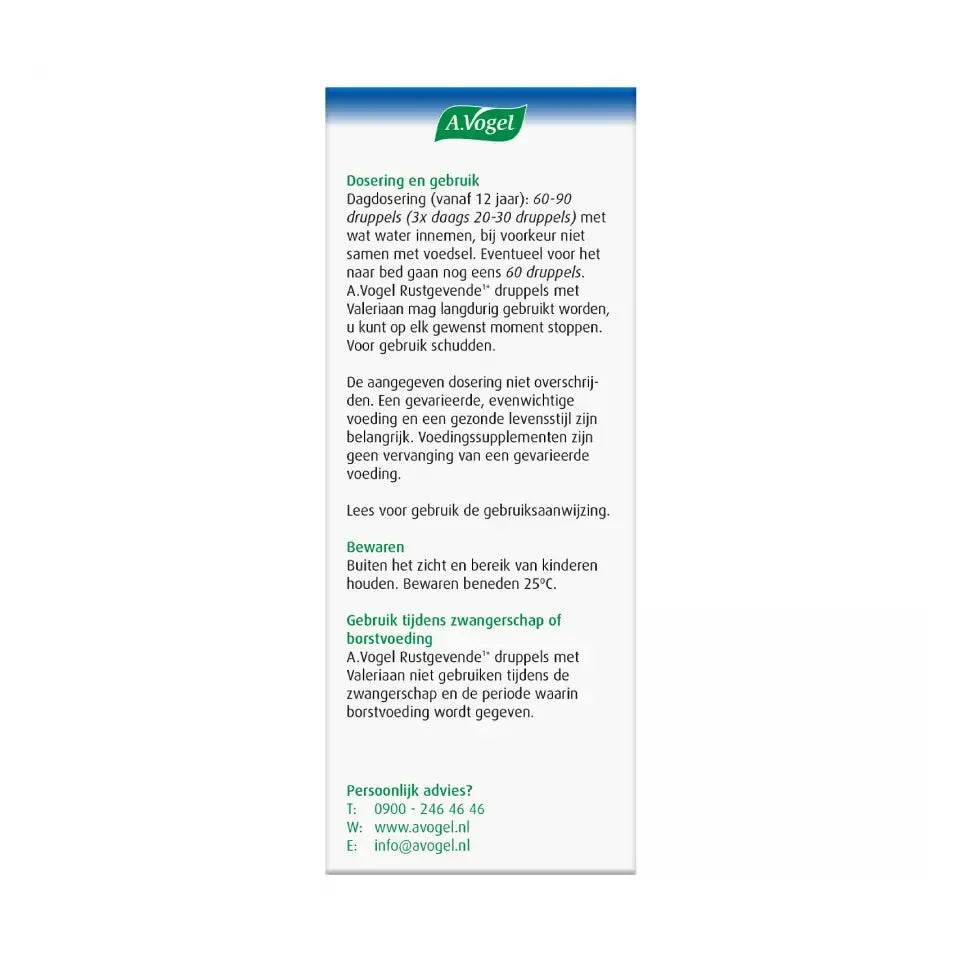 A.Vogel Valeriaan 50 ml