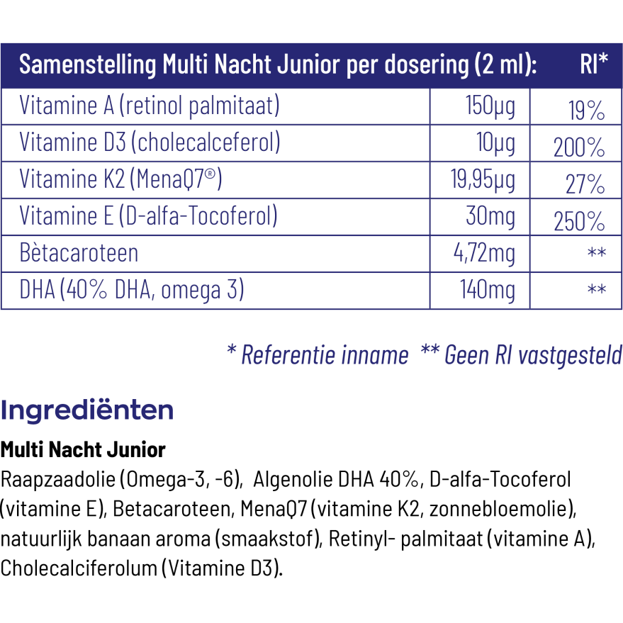 Vitakruid Multi nacht junior 60 ml