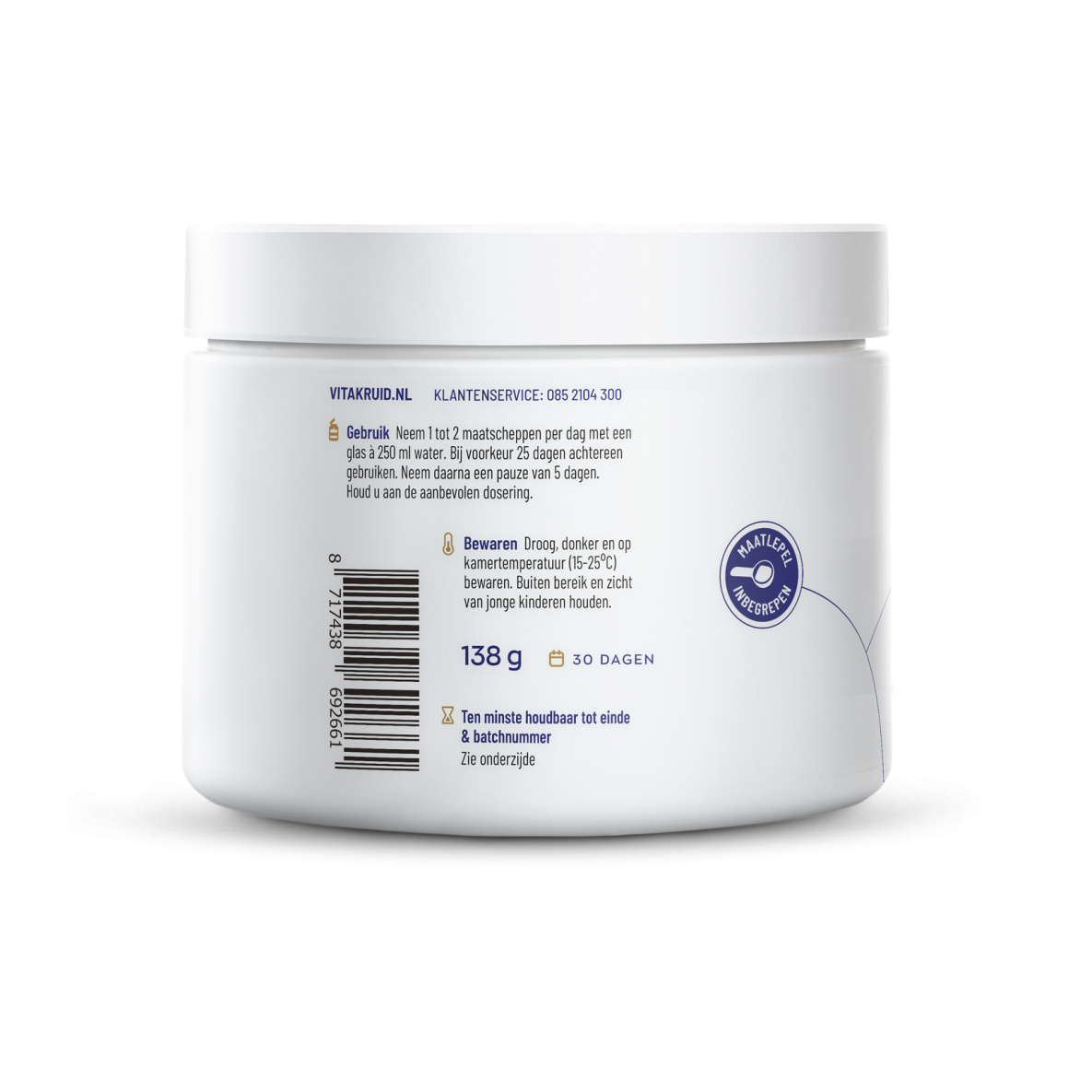 Vitakruid Beauté Collageen complex 138 gram