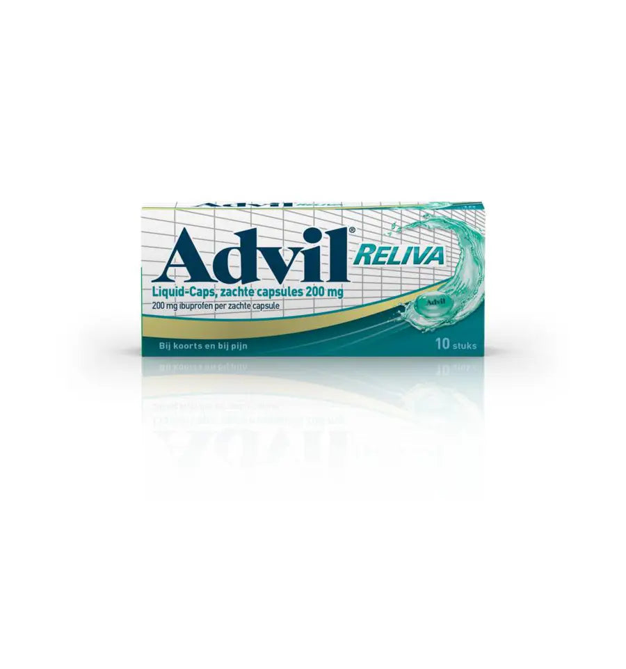 Advil Reliva caps 200 mg 10 liquidcaps