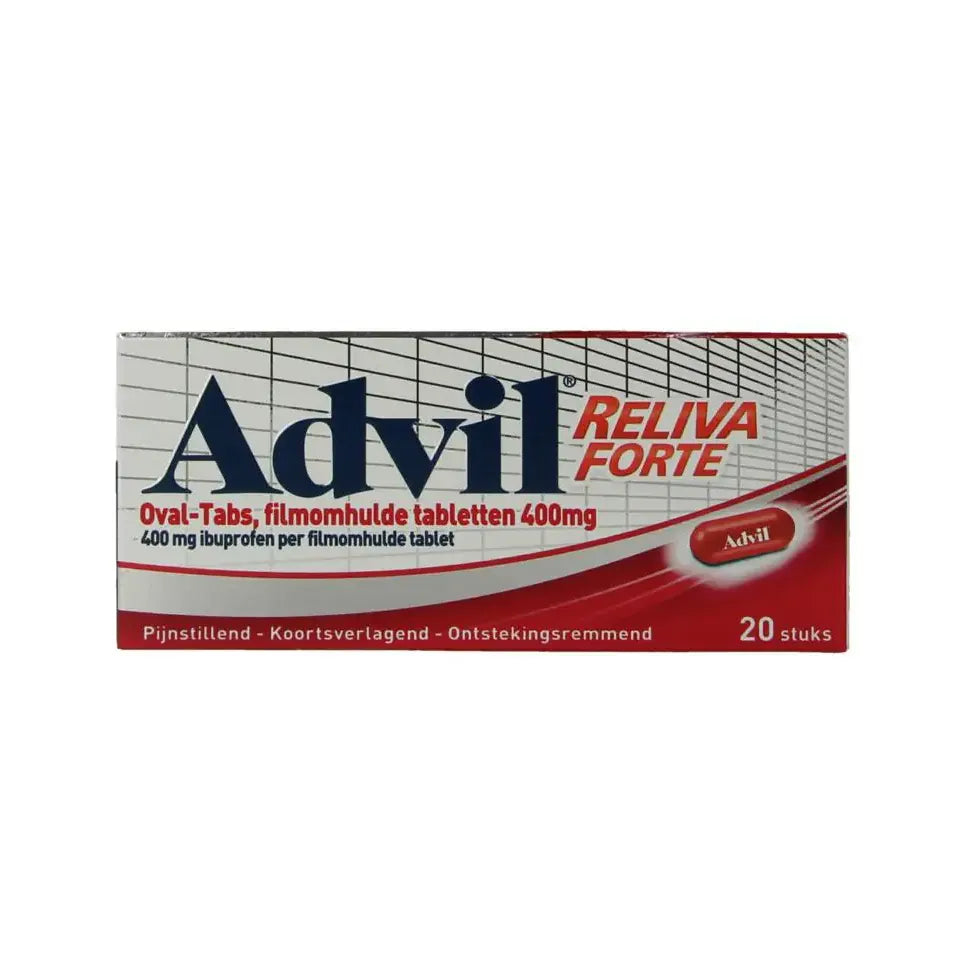 Advil Reliva 400 mg ovaal blister 20 dragees