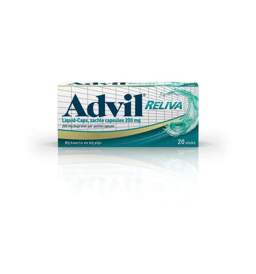 Advil Reliva caps 200 mg 20 liquidcaps