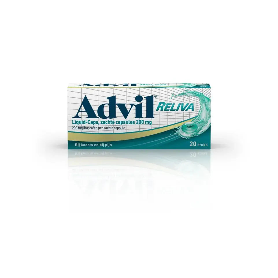 Advil Reliva caps 200 mg 20 liquidcaps