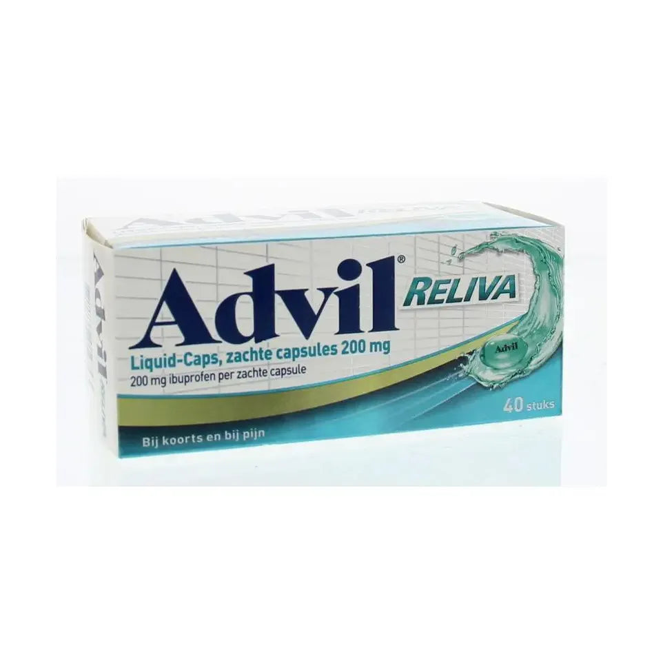 Advil Reliva 200 mg 40 liquidcaps