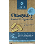 Testa Omega 3 algenolie 300 mg DHA + 125 mg EPA vegan 60 vcaps