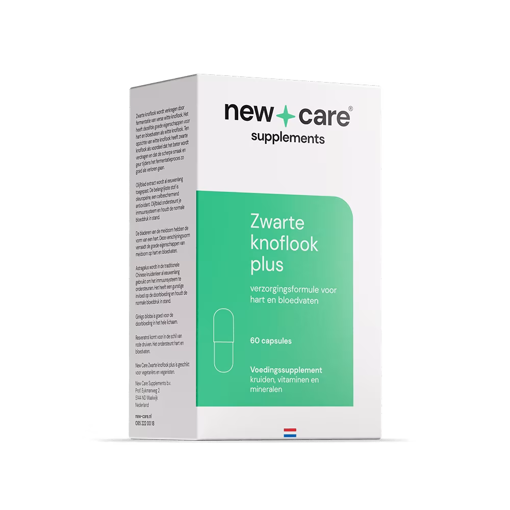 New Care Zwarte knoflook plus 60 vcaps